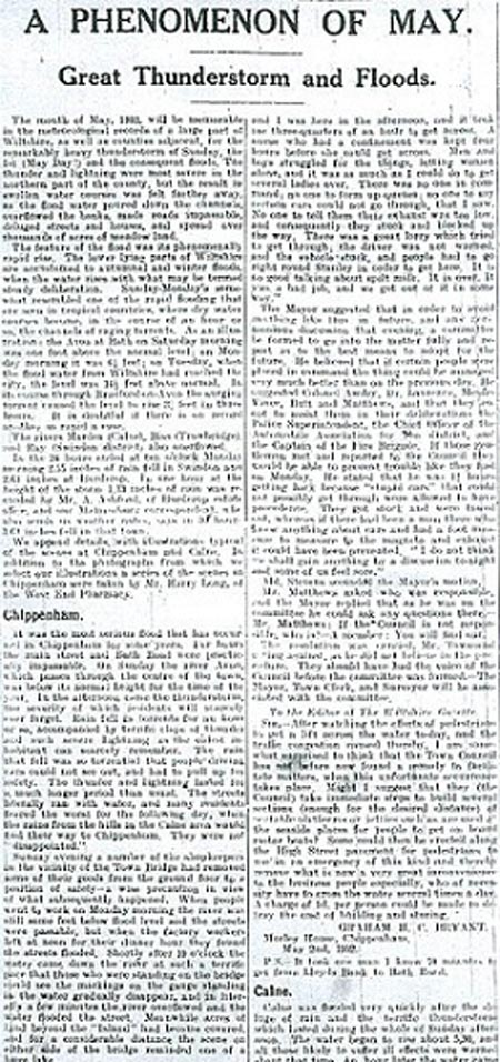 weather newspaper article