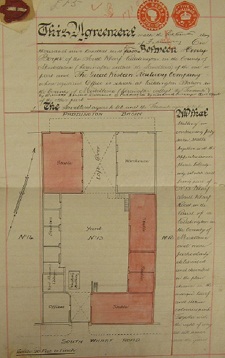 Tenancy agreement for stalling at 13 South Wharf Road, London Tenancy agreement for the stalls