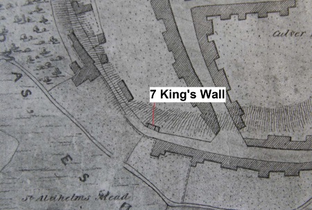 Plan of the town of Malmesbury in 1831 (Wilts Archive Service ref: X6/51)