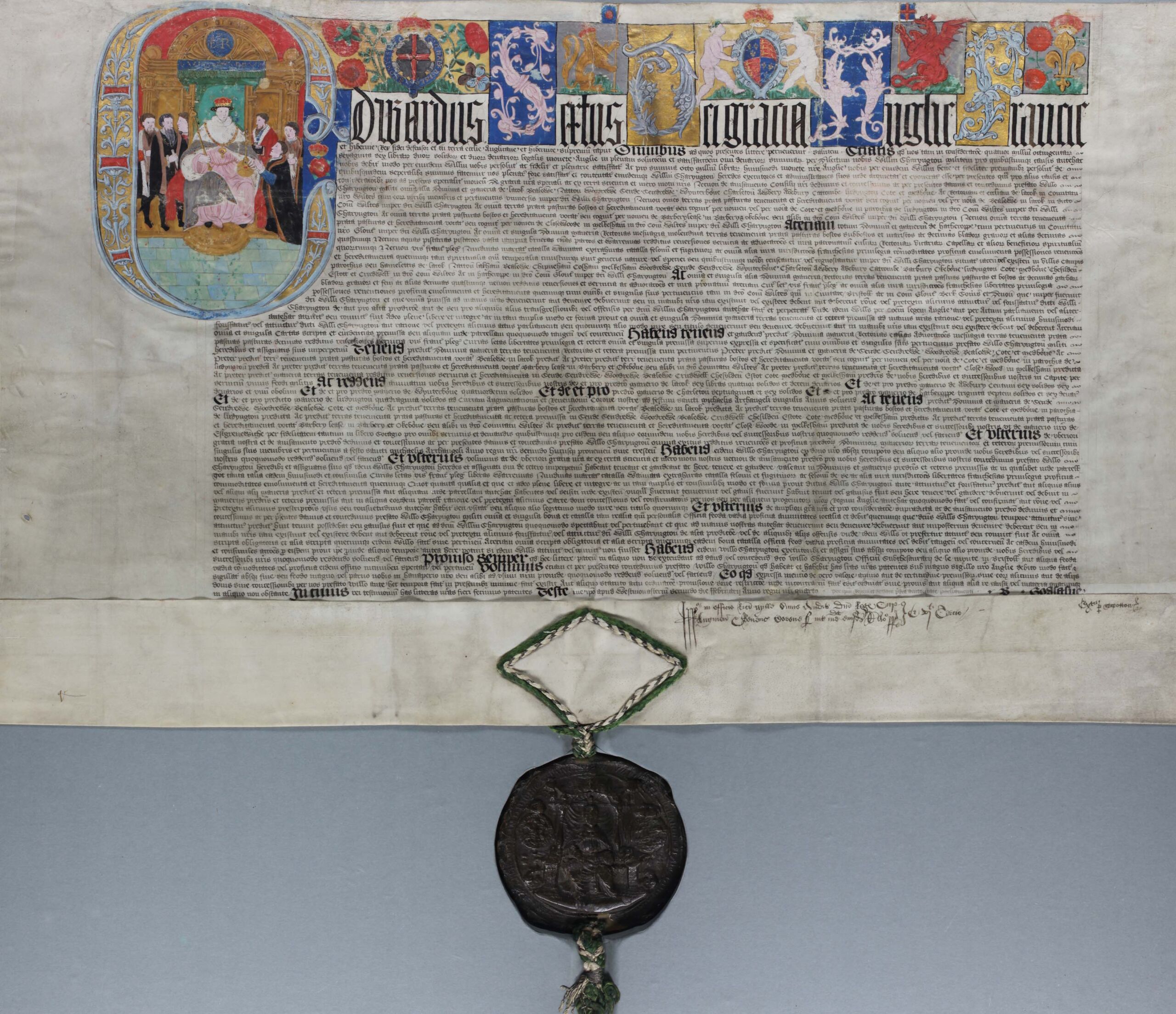 a3-Letters-patent-pardoning-Sir-William-Sharington-2664-3-4E-PC