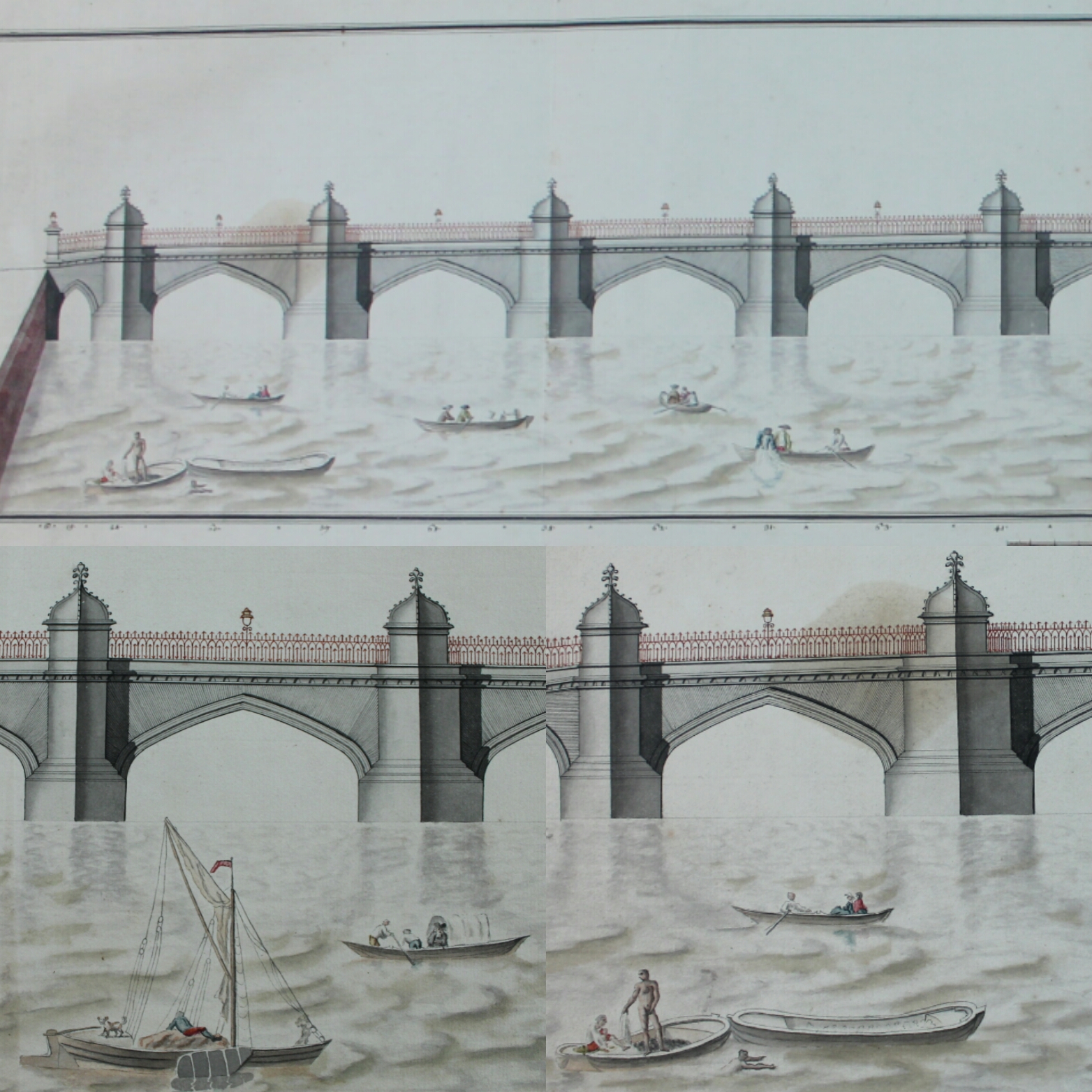 d2-Plans-and-Elevations-of-a-Proposal-to-Improve-London-Bridge-by-Charles-Labelye-Dating-to-1746