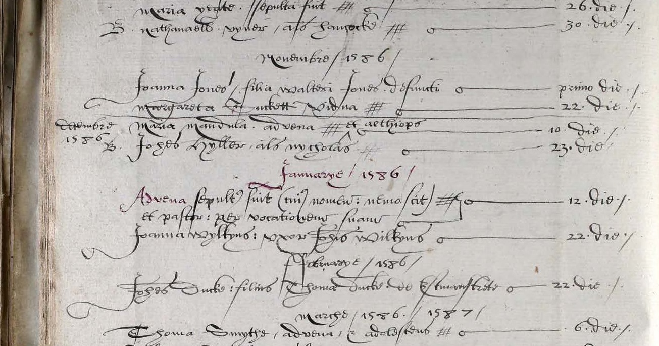 f7-Calne-parish-regiser-entry-for-Maria-Mandula-stranger-and-aethiops-ref2083-1