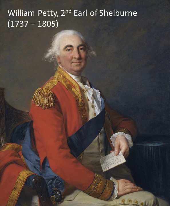 Portrait of main with white hair, dark bushy eyebrows dressed in red military jacked, blue sash and cream waistcoat and trousers holding a letter addressed to 'his excellency... Governor of Wesel'